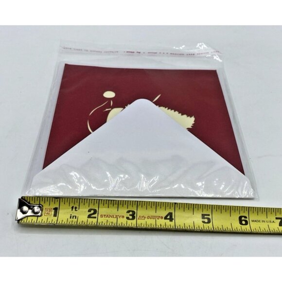 Pop Up Merry Christmas Santa on Motorcycle Greeting Card Biker Collectible 3D - Picture 10 of 10